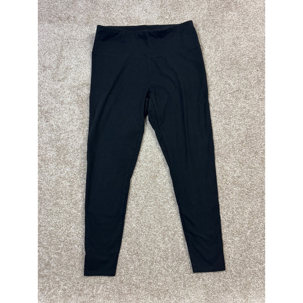 Wild Fable Womens High-Waisted Cotton Spandex Leggings Black Size Large L